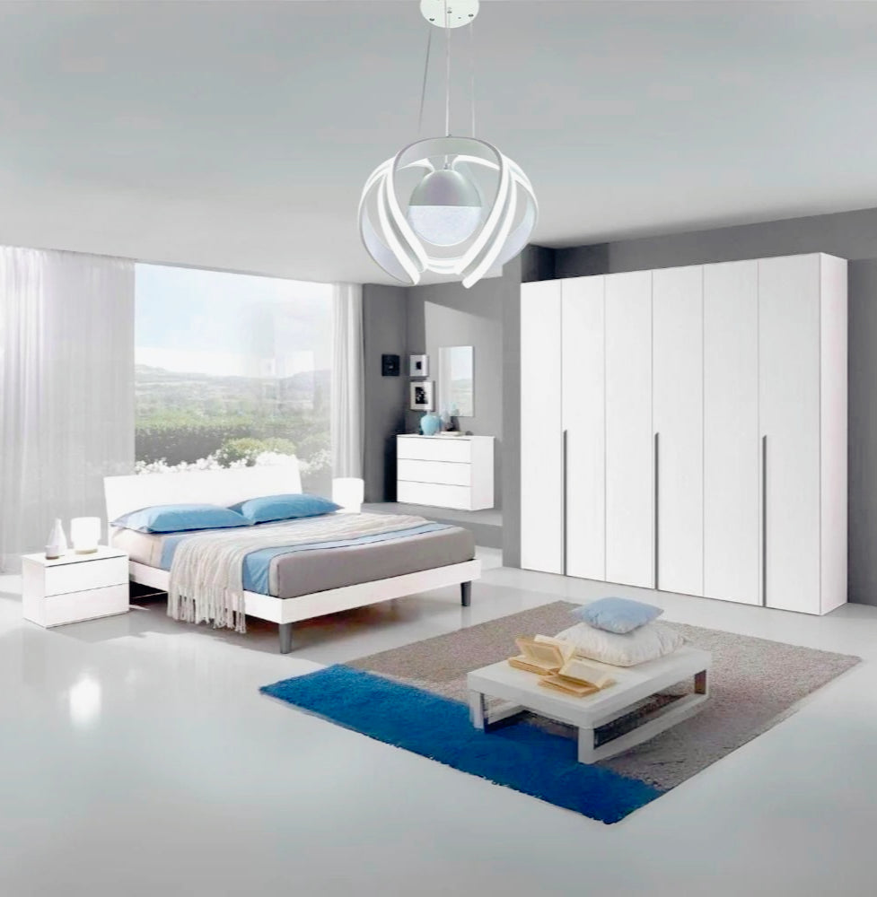 Lampadario LED 78W con sfera glitter – Tecnologia CCT Switch (3 temperature di luce) - ambraled