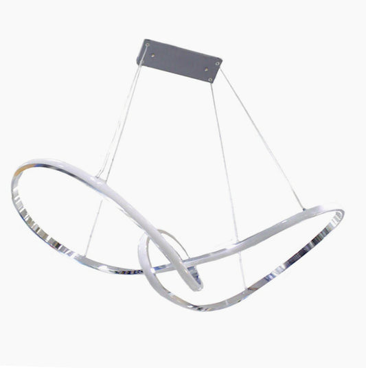 Lampadario LED a forma di fiocco 38W – CCT regolabile, 3 temperature di luce (6500K / 4000K / 3000K) - ambraled