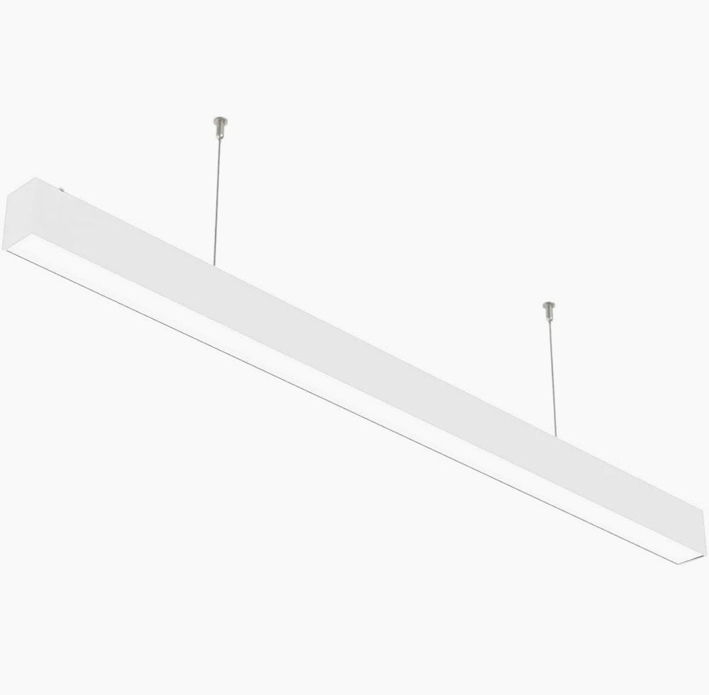 Lampadario bianco LED 40W – Connettore a T (15W), connettore a L (12W), tecnologia CCT - ambraled