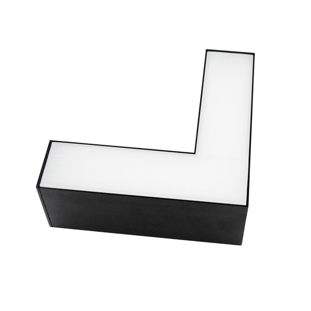 Lampadario LED 40W – Colore nero, connettore a T (15W) e a L (12W), tecnologia CCT regolabile - ambraled