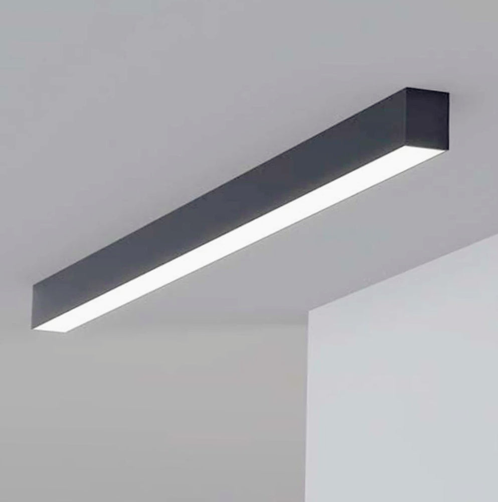 Lampadario LED 40W – Colore nero, connettore a T (15W) e a L (12W), tecnologia CCT regolabile - ambraled