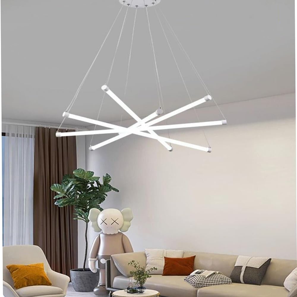 Lampadario a LED ultra moderno – 55W, sospensione a raggi - ambraled
