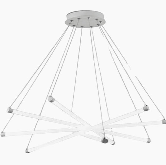 Lampadario a LED ultra moderno – 55W, sospensione a raggi - ambraled