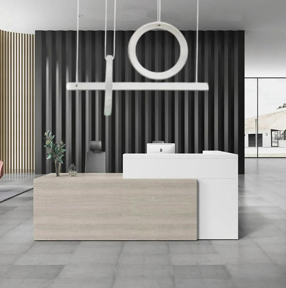 Lampadario LED bianco 80W con cristalli in acrilico – Luce regolabile 6500K / 4000K - ambraled