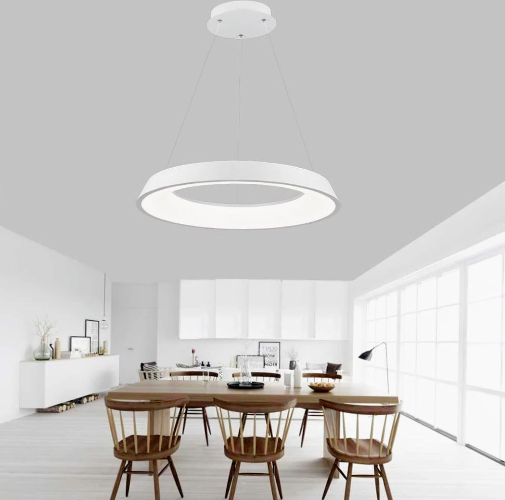 Lampadario a LED 43W – Tre colorazioni di luce, design ultra moderno - ambraled