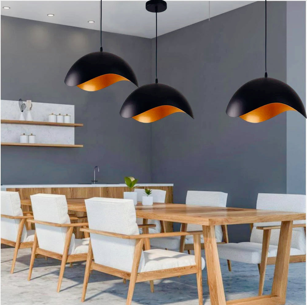 Lampadario a sospensione contemporaneo – Attacco E27, lampada pendente - ambraled