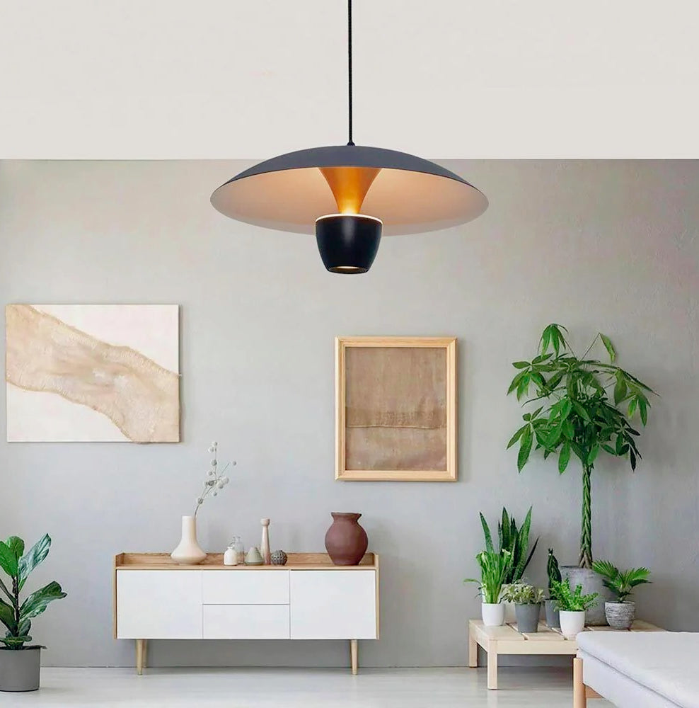 Lampadario LED 11W – Contemporaneo minimal, luce calda 3000K - ambraled