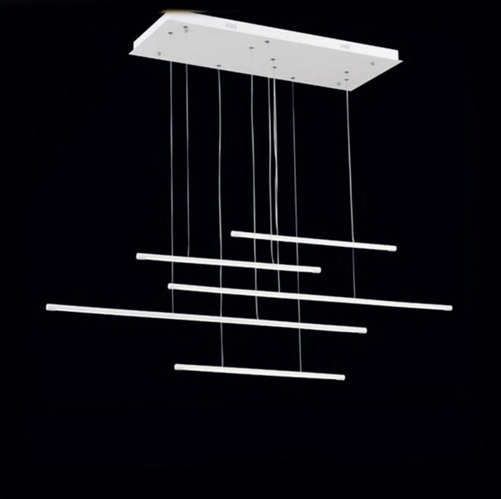 Lampadario LED 38W – Design minimal, 3 colorazioni di luce, tecnologia CCT regolabile - ambraled