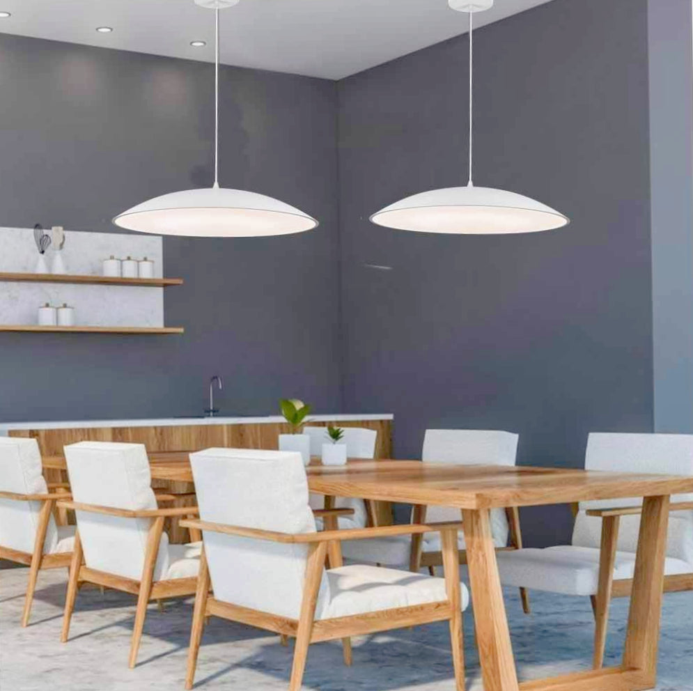 Lampadario LED 46W – 3 colorazioni di luce, dimmerabile con telecomando - ambraled