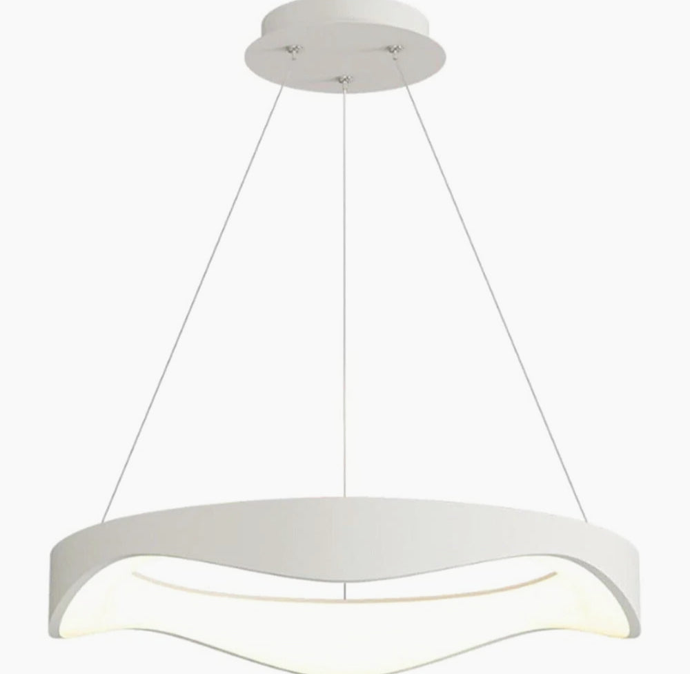 Lampadario LED a onda 38W – 3 colorazioni di luce (6500K / 4000K / 3000K) - ambraled