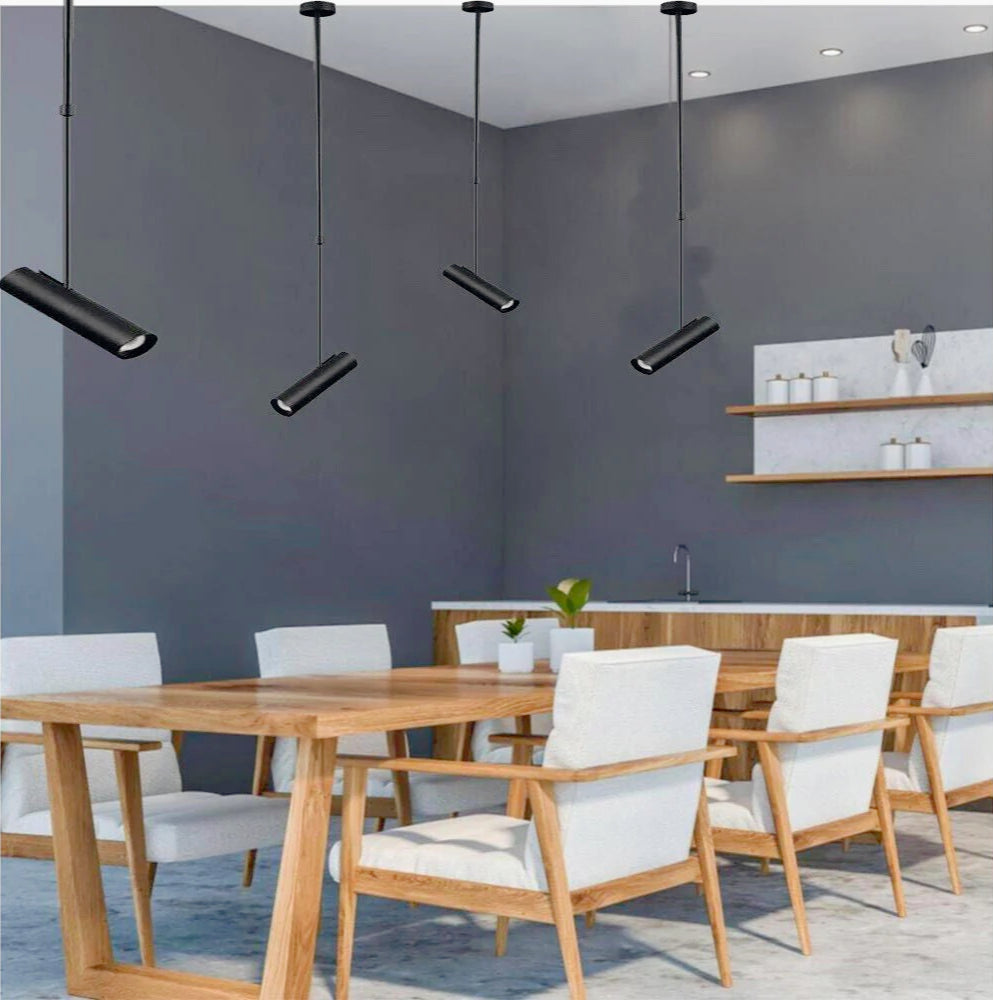 Lampadario ragno a sospensione con 6 corde e portalampade E27 – Design retrò - ambraled