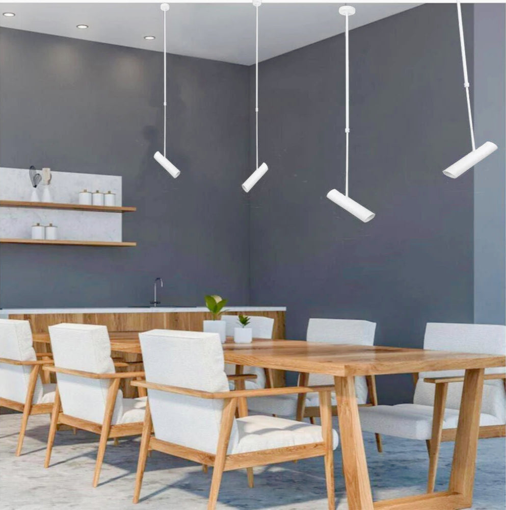 Lampadario ragno a sospensione con 6 corde e portalampade E27 – Design retrò - ambraled