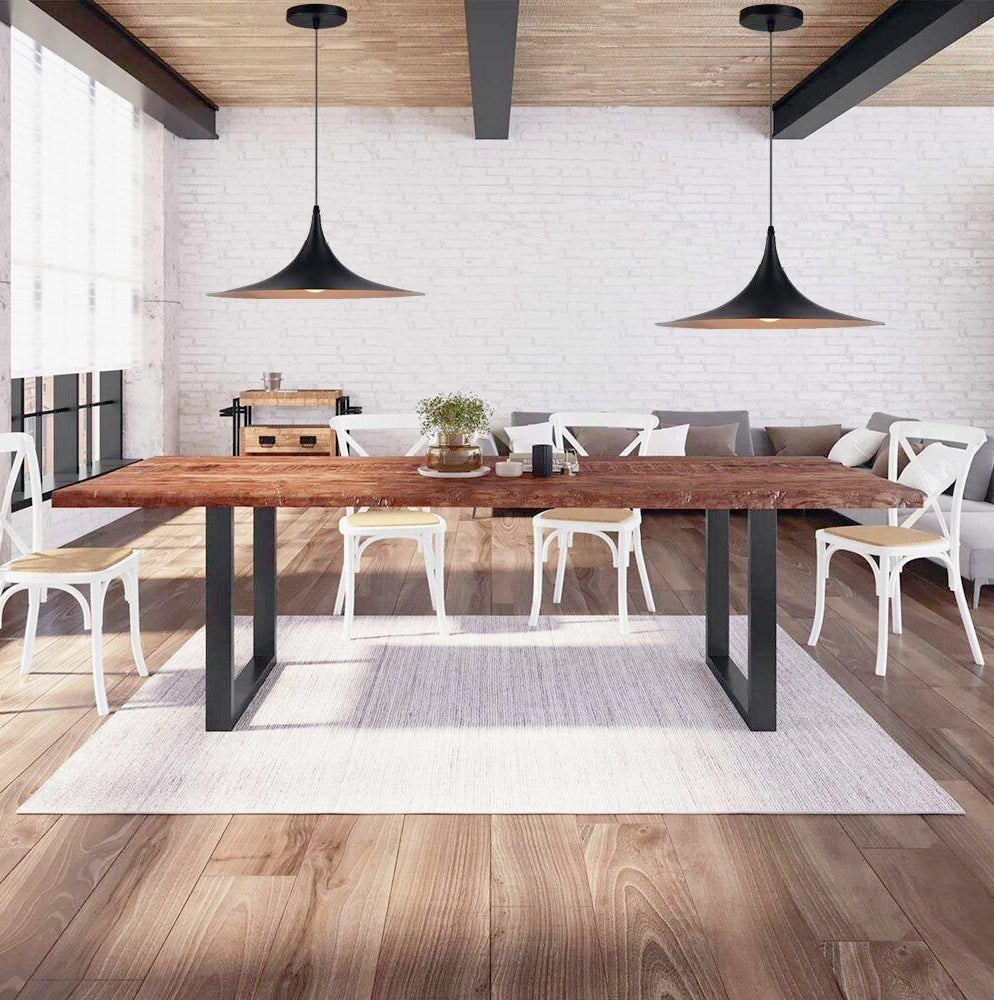 Lampadario stile contemporaneo in metallo decorativo – Attacco E27 - ambraled