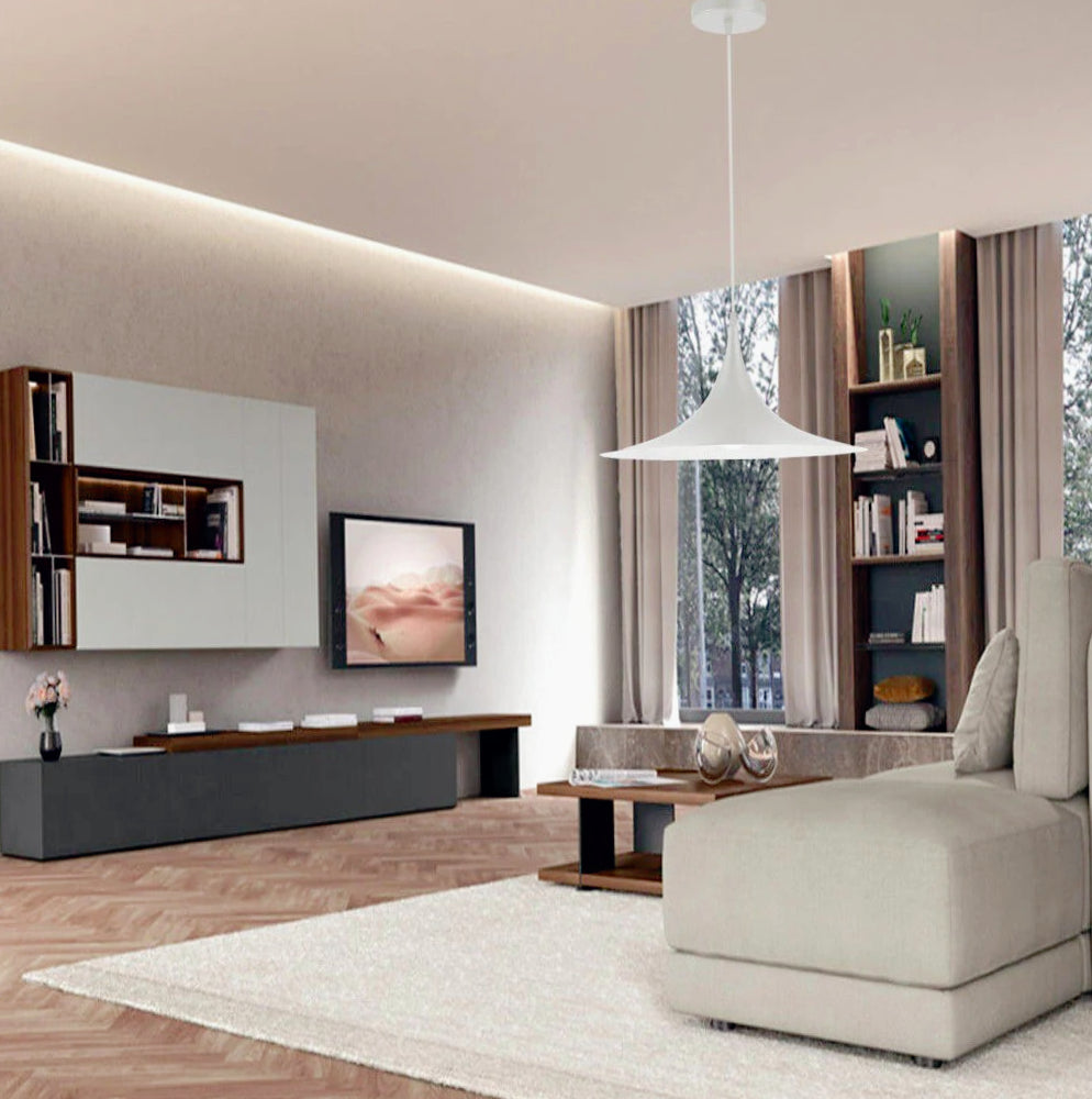 Lampadario stile contemporaneo in metallo decorativo – Attacco E27 - ambraled