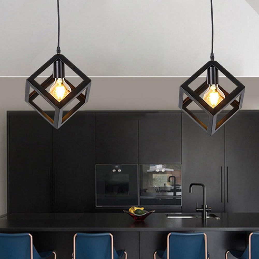 Lampadario da soffitto a sospensione – Design 3D stile geometrico, attacco E27 - ambraled