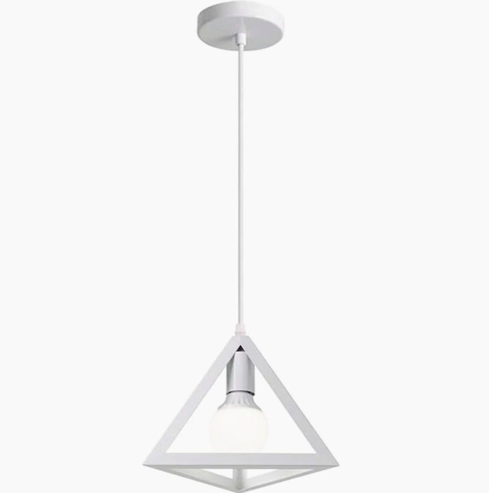 Lampadario da soffitto a sospensione – Design 3D stile geometrico, attacco E27 - ambraled