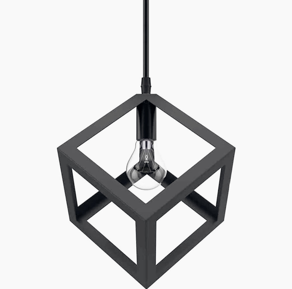 Lampadario da soffitto a sospensione – Design 3D stile geometrico, attacco E27 - ambraled
