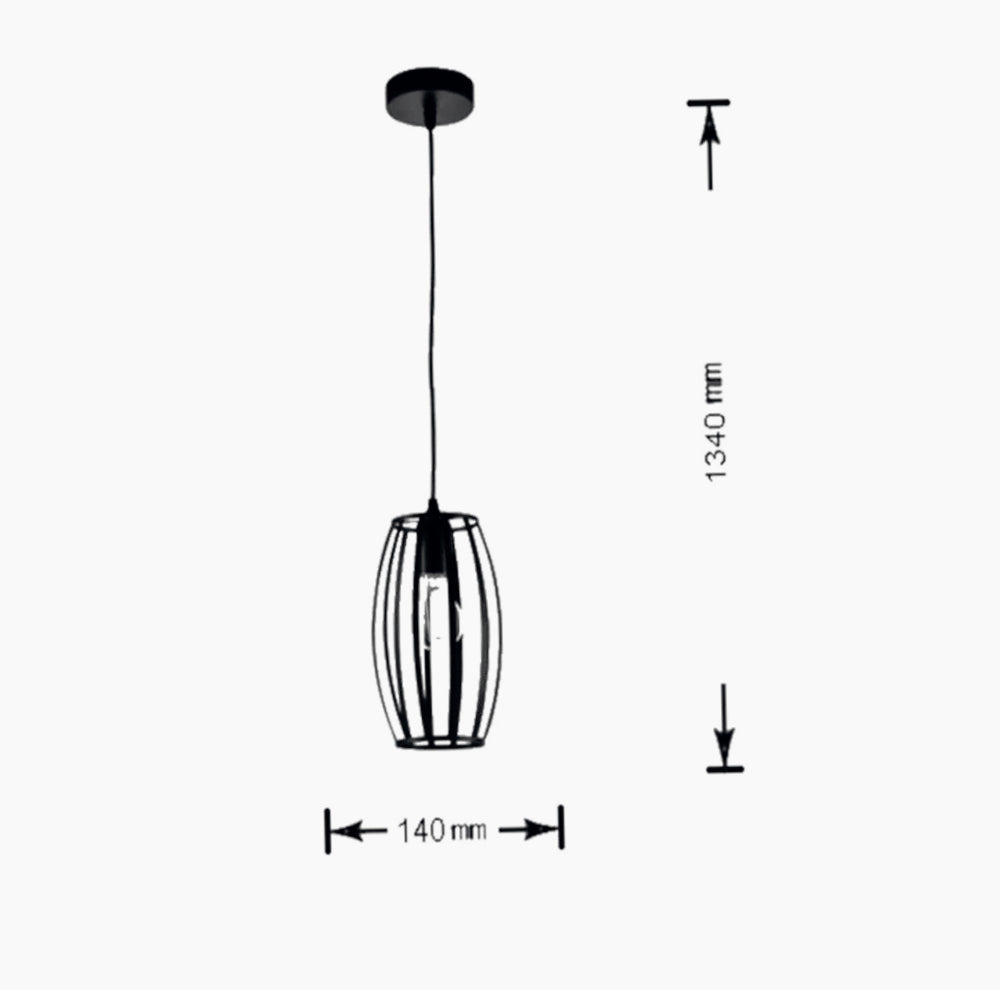 Lampadario da soffitto a sospensione – Design 3D stile geometrico, attacco E27 - ambraled