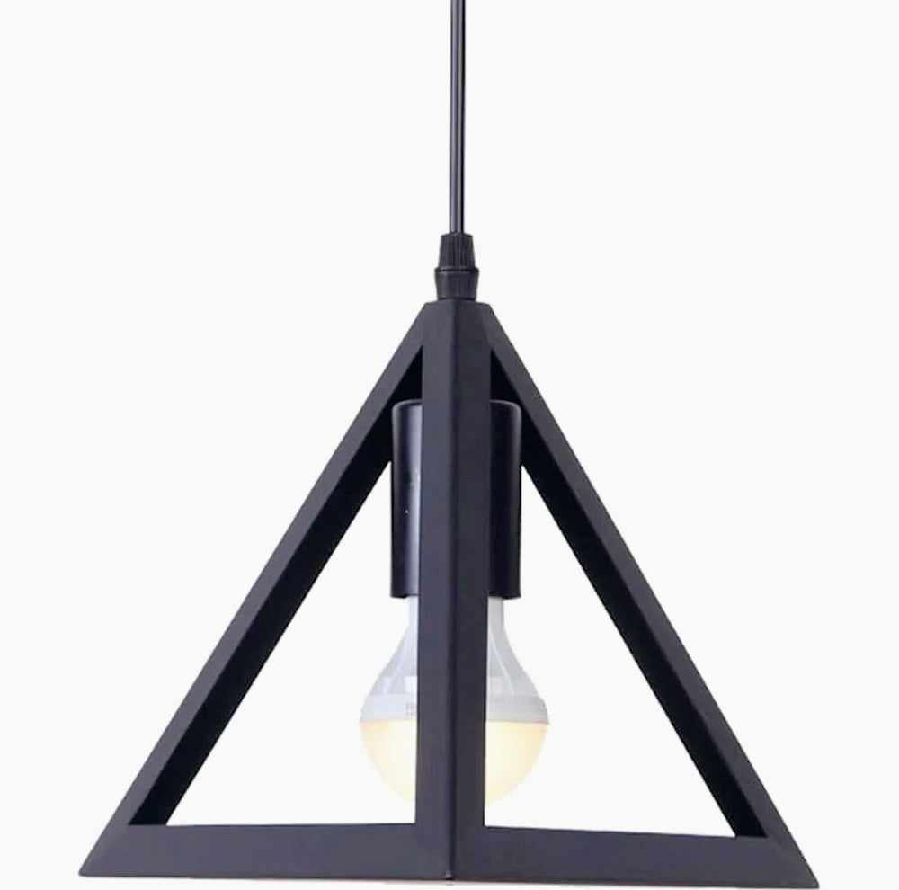 Lampadario da soffitto a sospensione – Design 3D stile geometrico, attacco E27 - ambraled