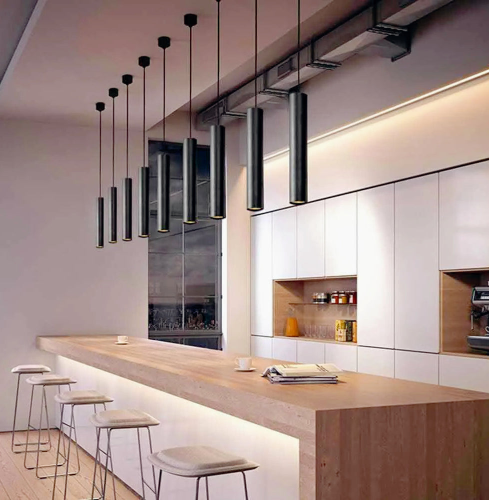 Lampadario da soffitto a LED 3W – Punto luce cilindrico - ambraled