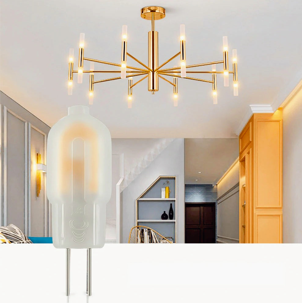 Lampadina LED 2W G4 12V – Attacco G4, copertura opaca - ambraled
