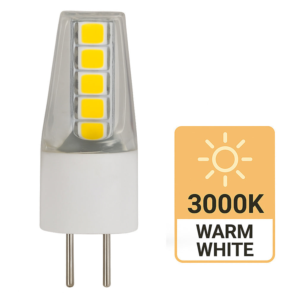 Lampadina LED 10 LED 2,5W G4 12V – Attacco G4, luce fredda / calda / naturale - ambraled