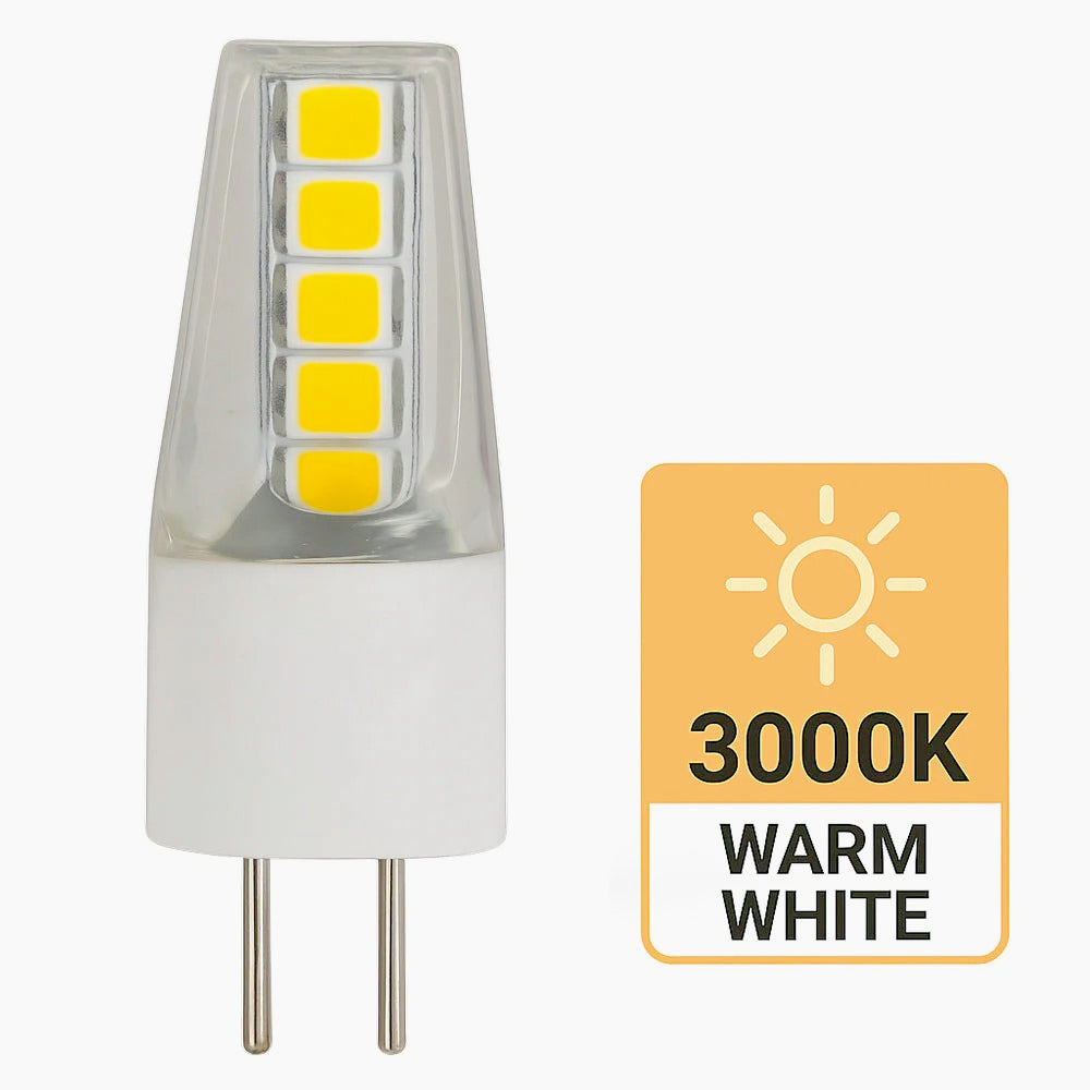 Lampadina LED 10 LED 2,5W G4 12V – Attacco G4, luce fredda / calda / naturale - ambraled