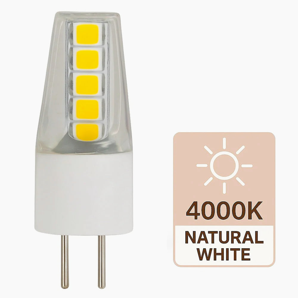 Lampadina LED 10 LED 2,5W G4 12V – Attacco G4, luce fredda / calda / naturale - ambraled