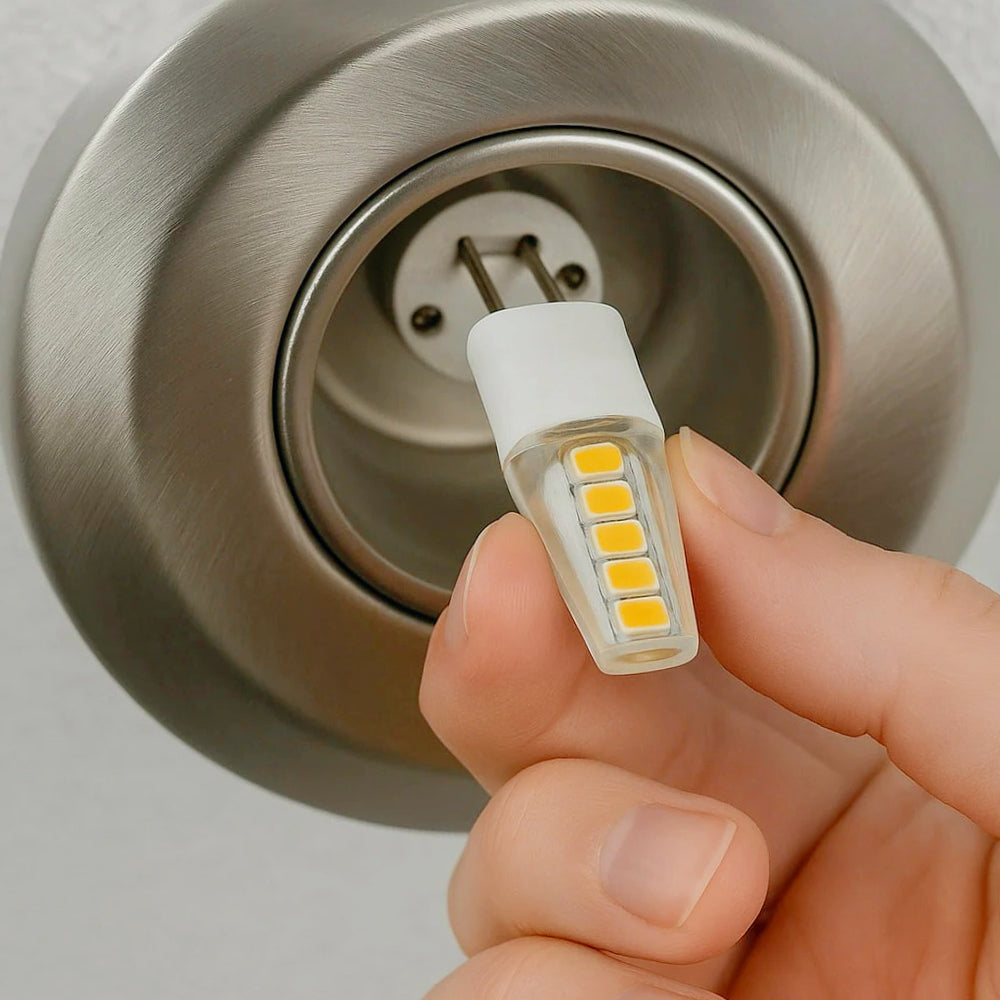 Lampadina LED 10 LED 2,5W G4 12V – Attacco G4, luce fredda / calda / naturale - ambraled
