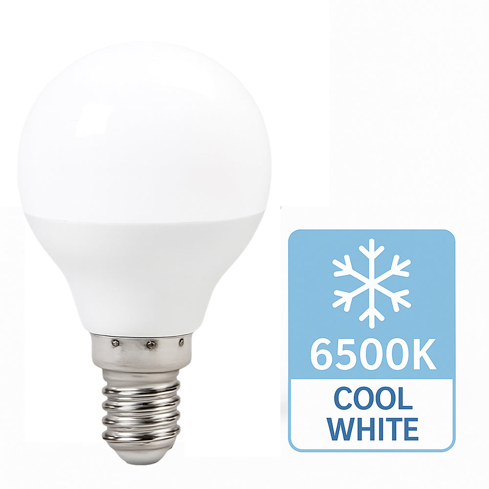 Lampadina LED a sfera E14 8W – Luce fredda / calda / naturale - ambraled