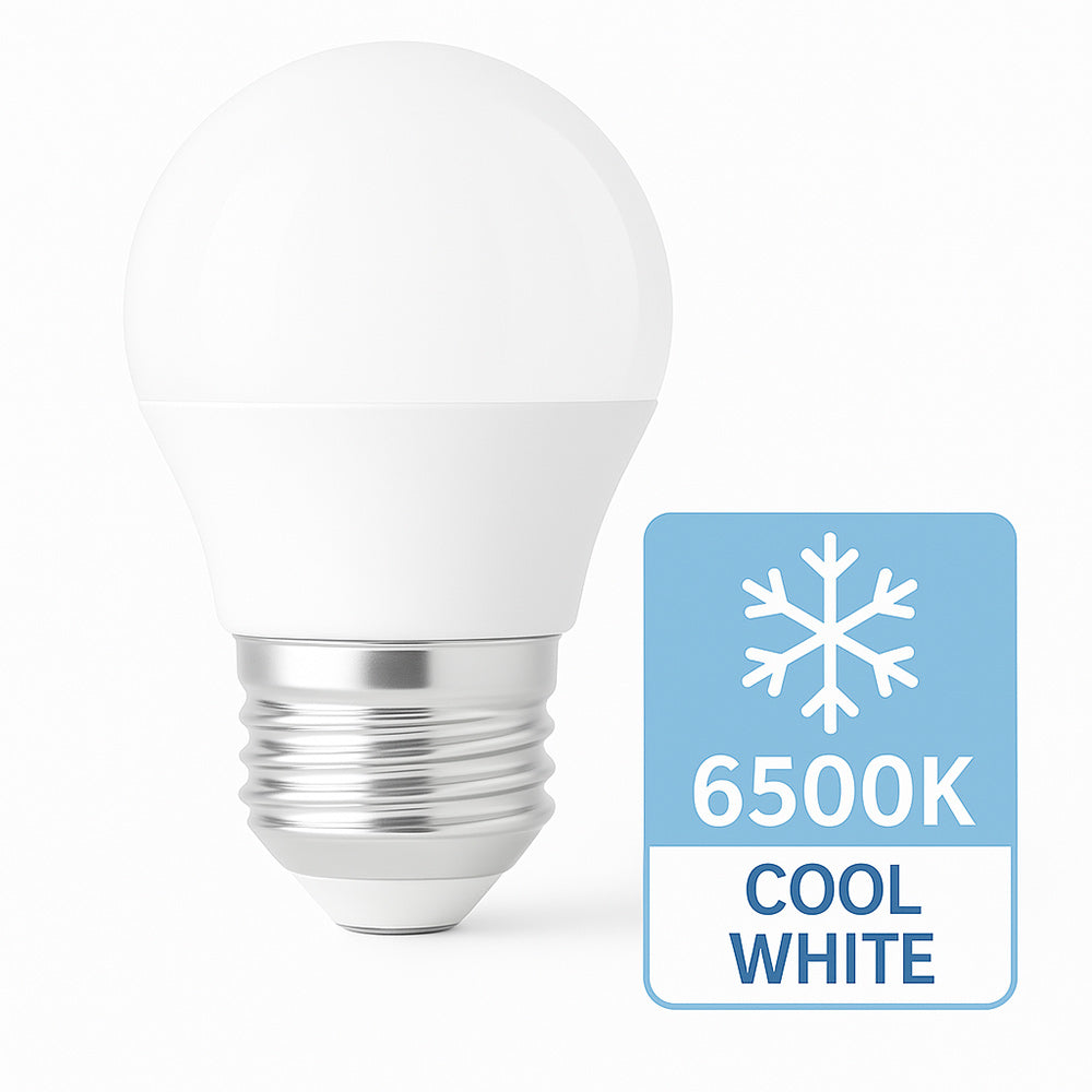 Lampadina LED a sfera E27 8W – Luce fredda / calda / naturale - ambraled