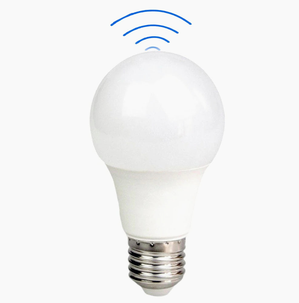Lampadina LED E27 9W con sensore di movimento – Luce fredda 6500K - ambraled