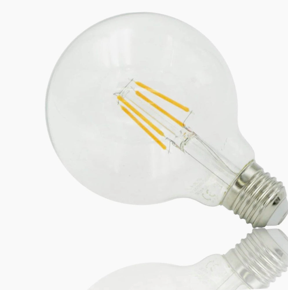 Lampadina LED filamento E27 12W – Globo G80 luce calda 2700K - ambraled