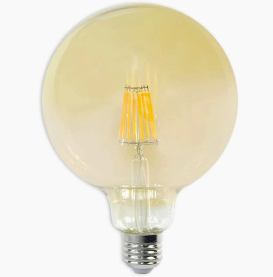 Lampadina LED filamento vintage 12W E27 – Globo ambrato 2600K - ambraled