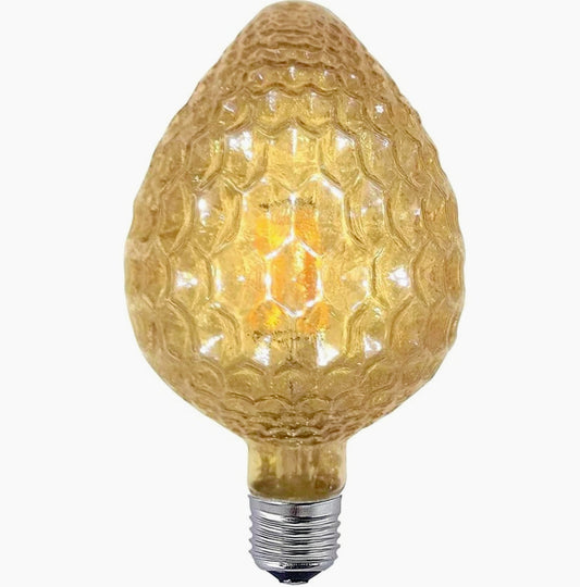 Lampadina LED filamento vintage E27 4W – Ambra ovale decorativa - ambraled