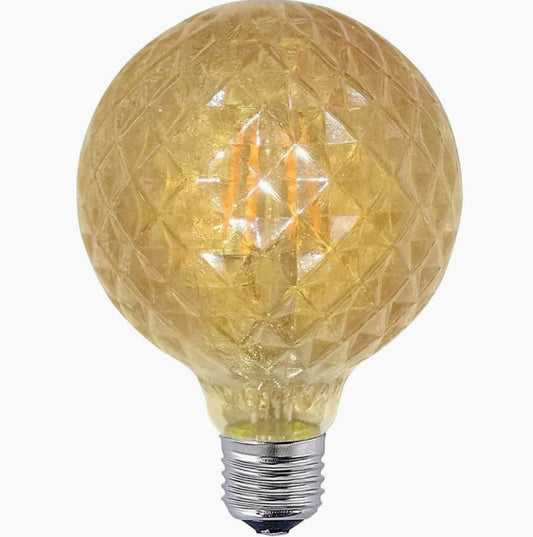 Lampadina LED filamento vintage E27 4W – Ambra sfera decorativa - ambraled