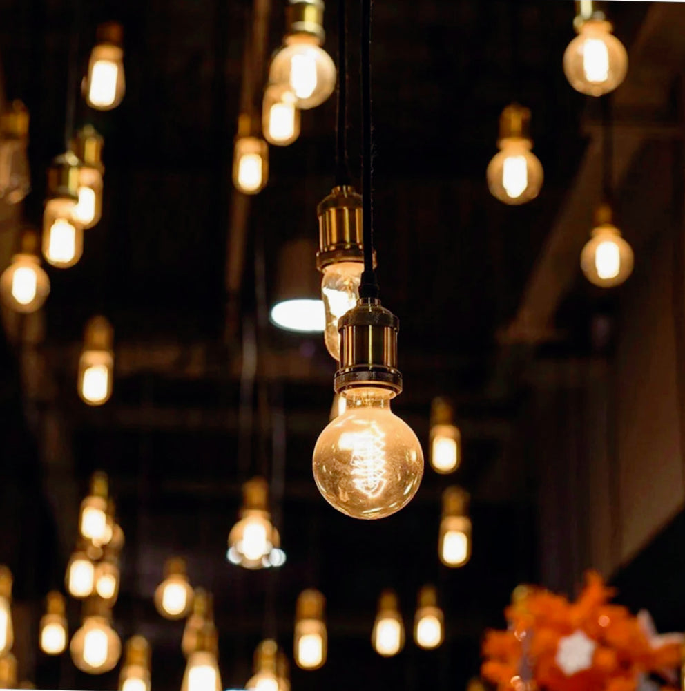Lampadina LED spirale filamento 4W E27 – Vetro ambrato 3000K - ambraled