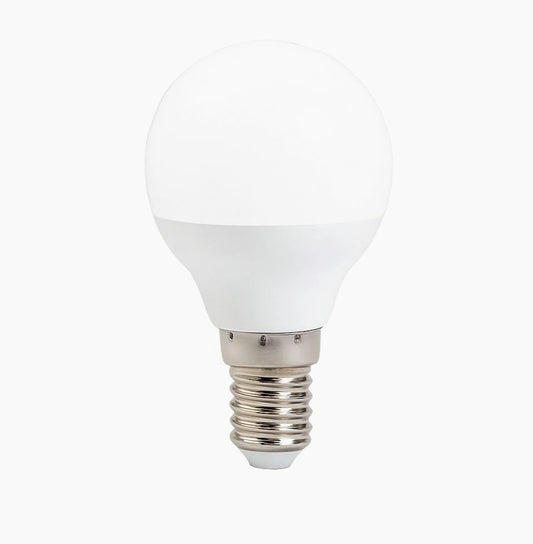 Lampadina LED a sfera E14 6W – Luce fredda / calda / naturale - ambraled
