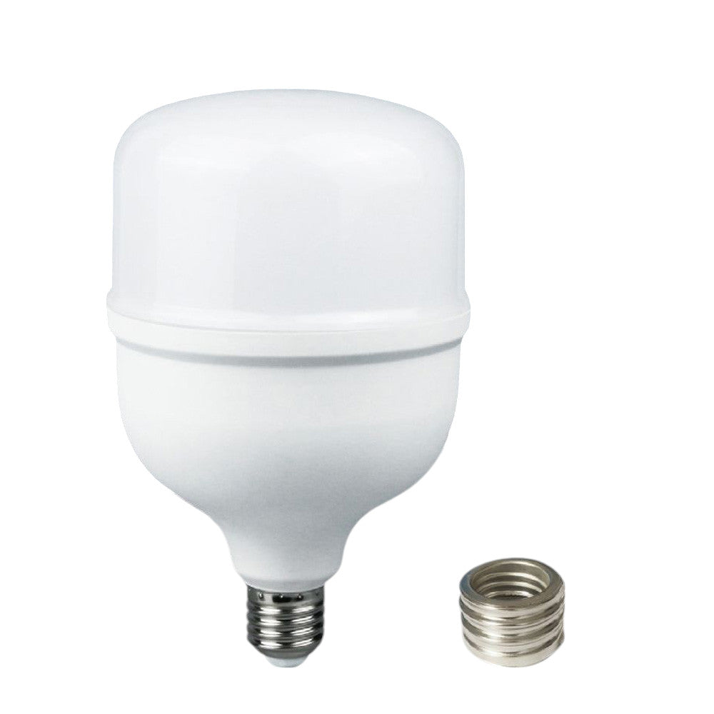 Lampadina led 2in1 E27 con adattatore E40 60 watt luce fredda 6500k - ambraled