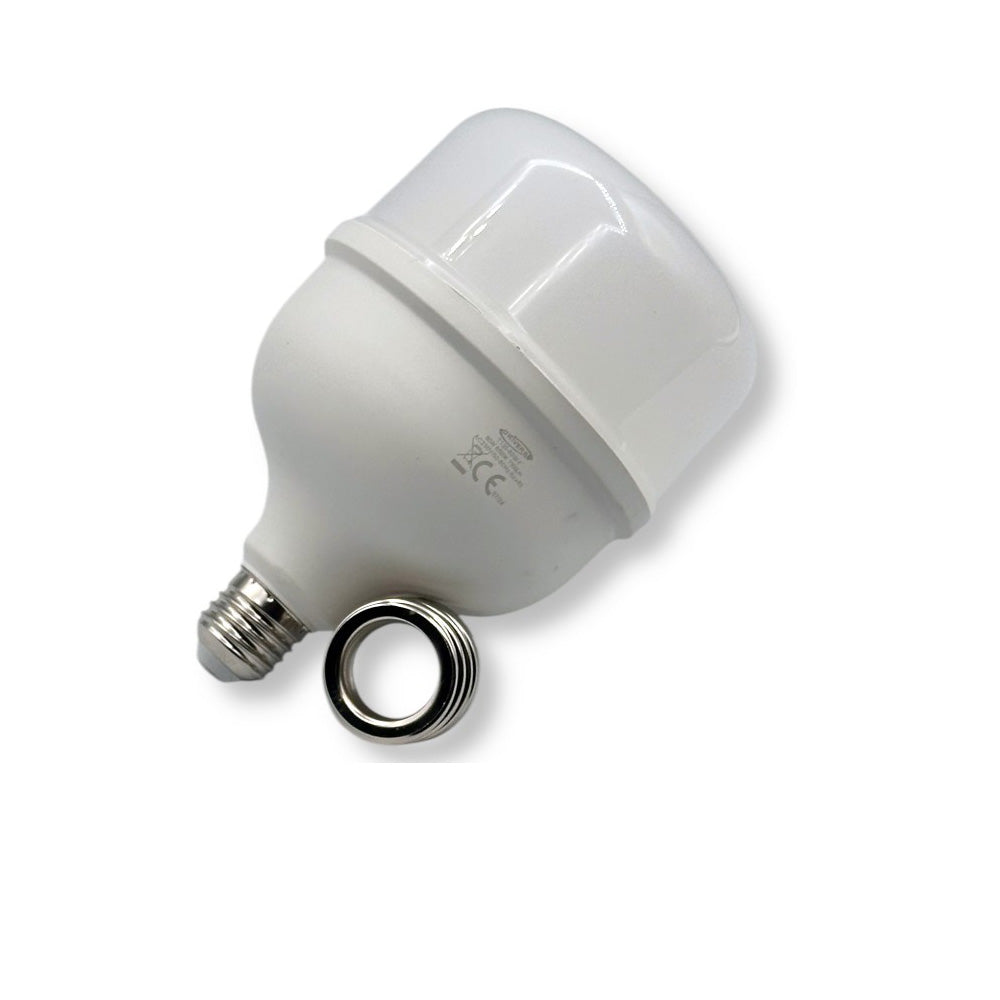 Lampadina led 2in1 E27 con adattatore E40 60 watt luce fredda 6500k - ambraled