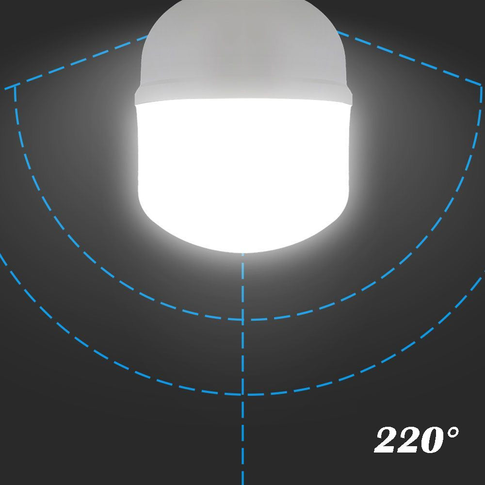 Lampadina led 2in1 E27 con adattatore E40 60 watt luce fredda 6500k - ambraled