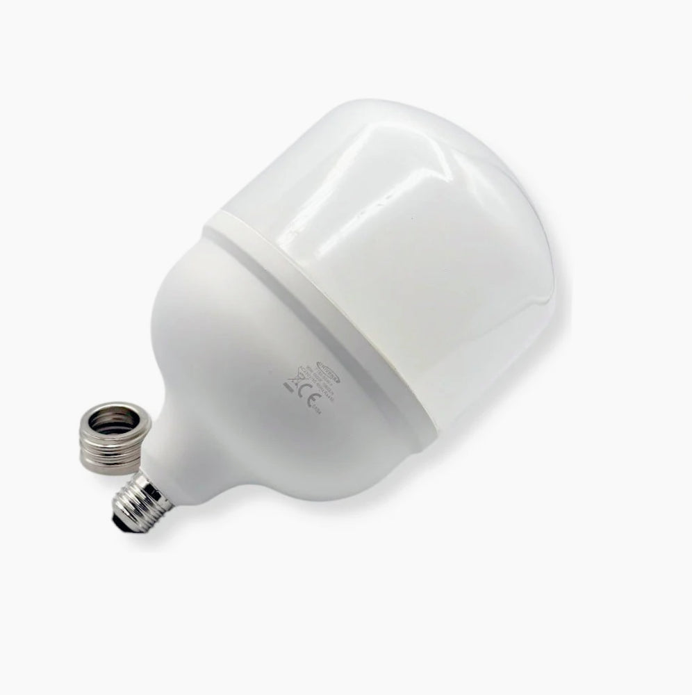Lampadina LED 2in1 E27 con adattatore E40 – 90W, luce fredda 6500K - ambraled