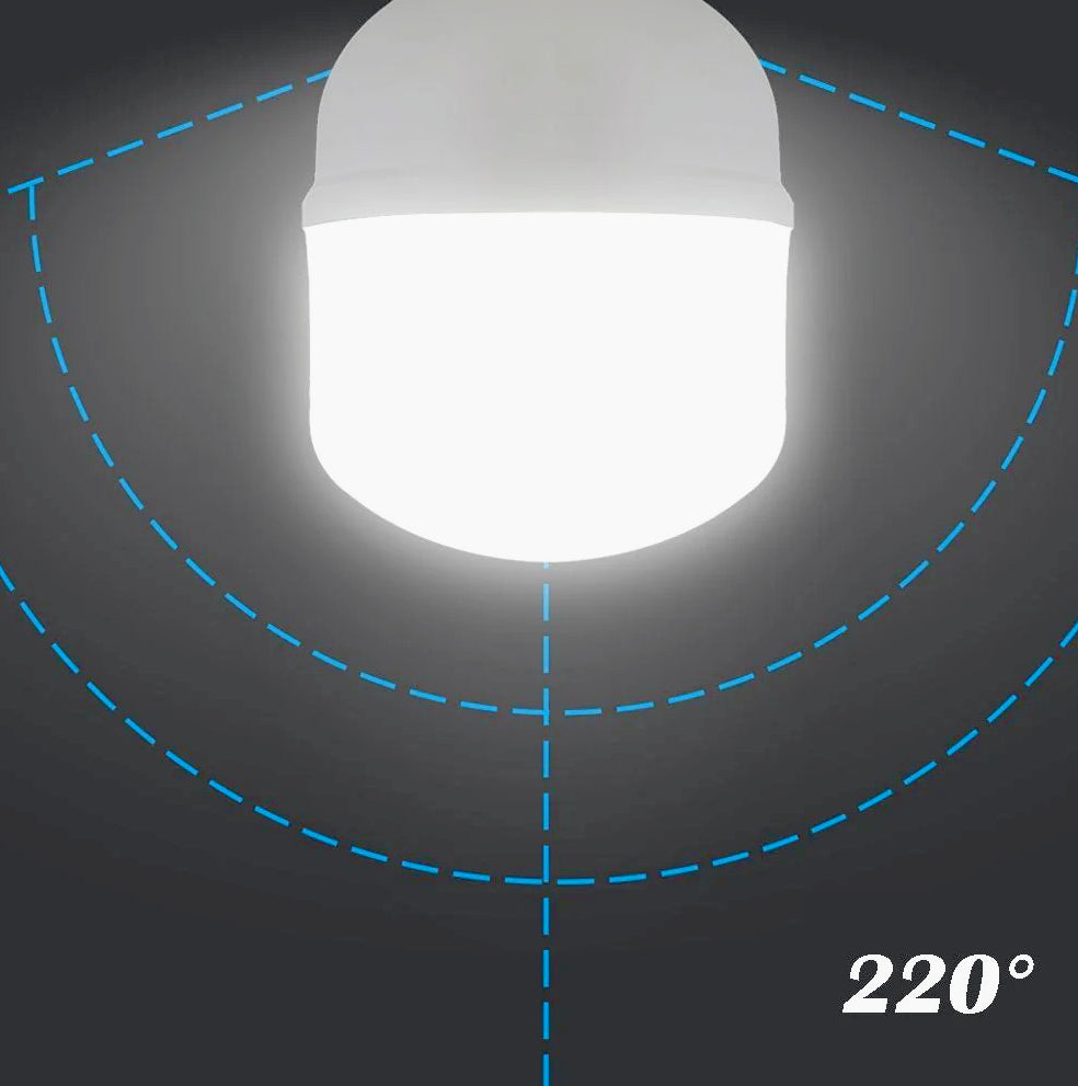 Lampadina LED 2in1 E27 con adattatore E40 – 90W, luce fredda 6500K - ambraled