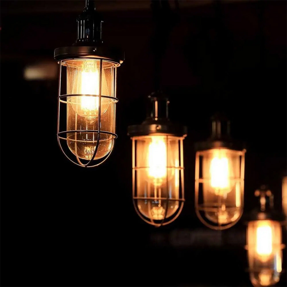 Lampadina LED filamento E27 8W – Vetro trasparente, luce calda 3000K - ambraled