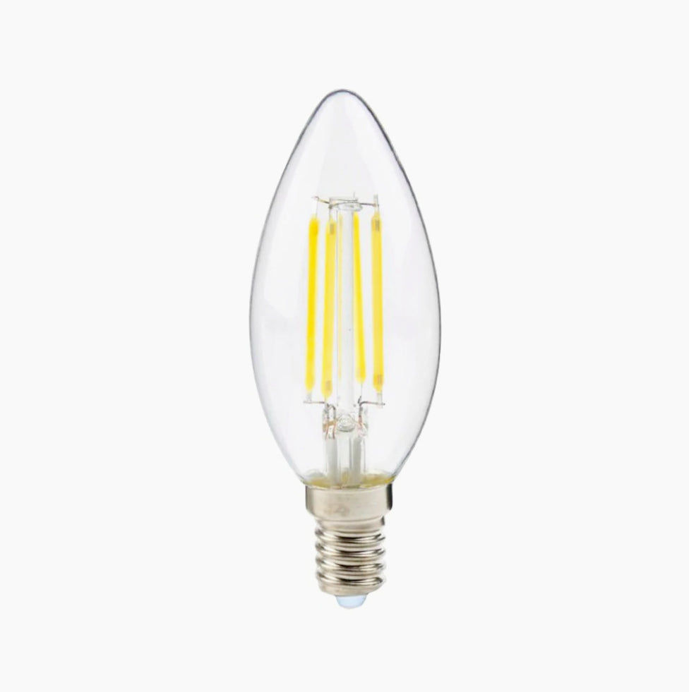 Lampadina LED filamento forma candela E14 4W – 3000K/4000K/6500K - ambraled