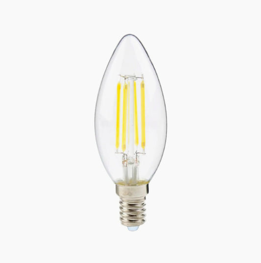 Lampadina LED filamento forma candela E14 4W – 3000K/4000K/6500K - ambraled