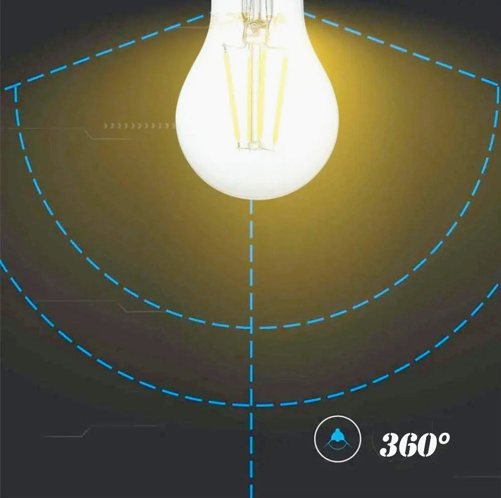 Lampadina LED filamento vetro E27 4W – A60 3000K/4000K/6500K - ambraled