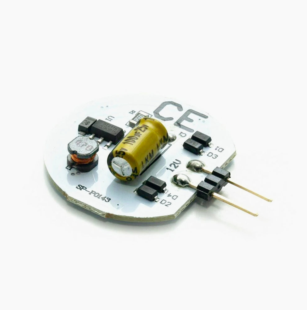 Set 4 lampadine LED G4 12 LED 2W, luce 3000K/4000K/6500K, a piastra tonda - ambraled