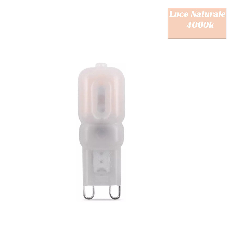 Lampadina LED G9 2,5W – 3000K/4000K/6500K per lampadari e applique - ambraled