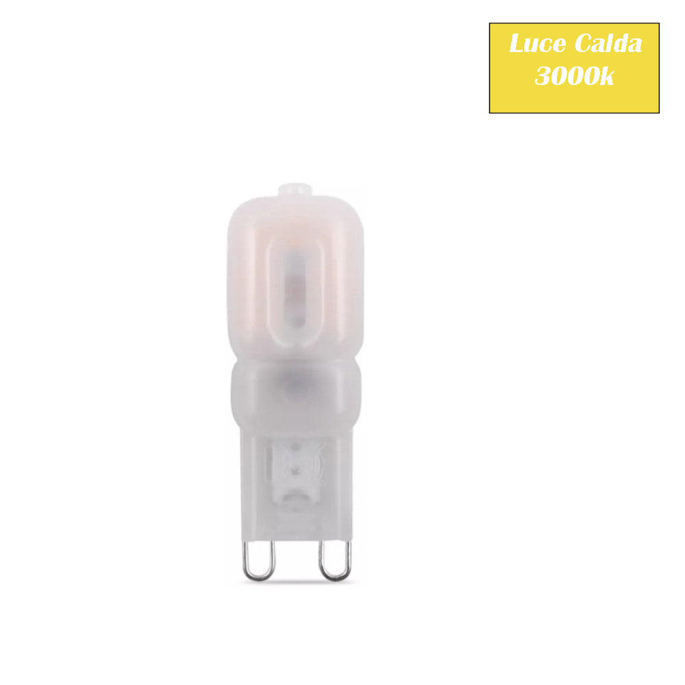 Lampadina LED G9 2,5W – 3000K/4000K/6500K per lampadari e applique - ambraled